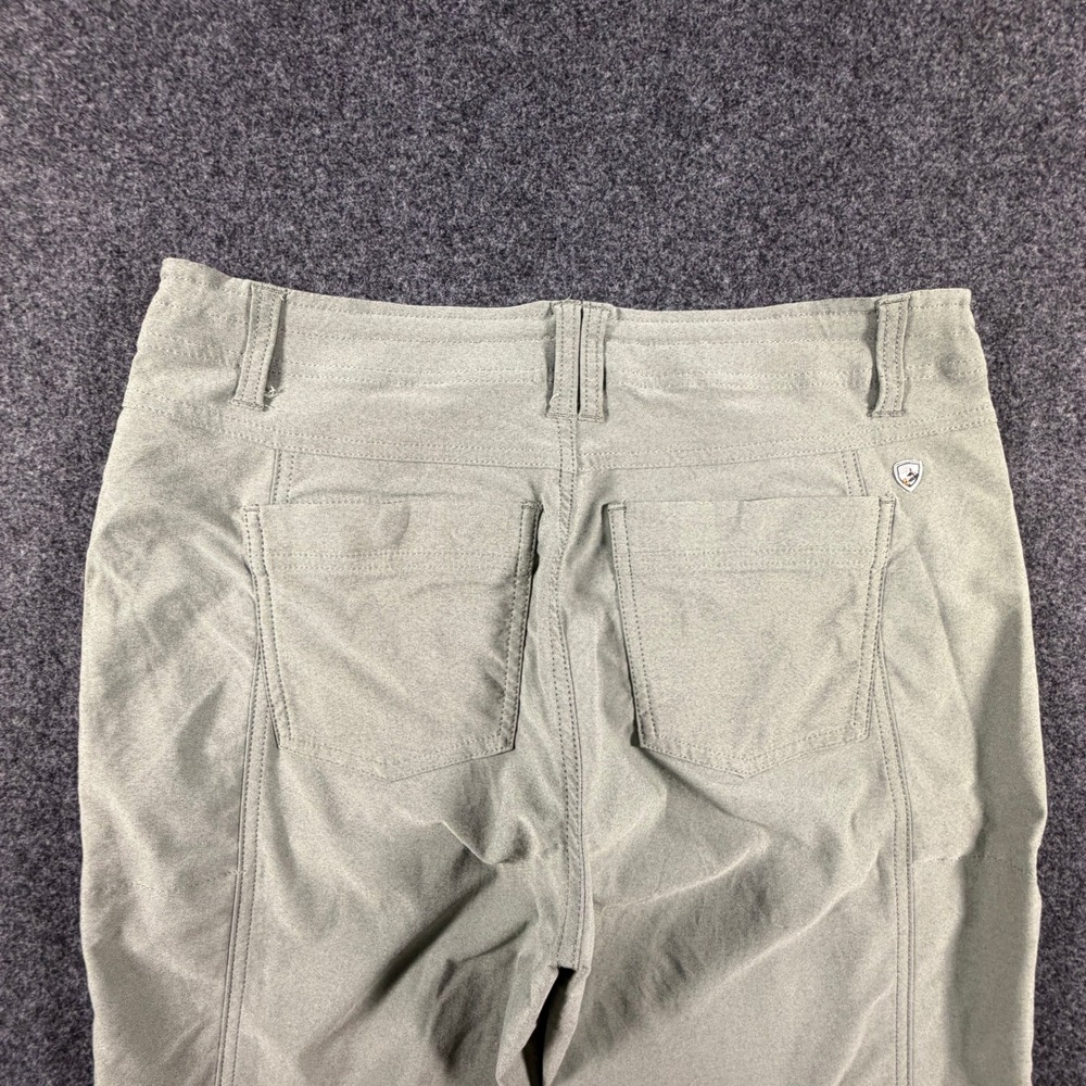 KUHL Splash Capri Pants Womens 6 Sage Green Hiking Outdoor Performance Cropped - Picture 13 of 16